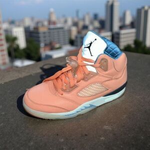 NWOB Air Jordan 5 x DJ Khaled Men's Shoes Crimson Bliss Leche Blue Size 5.5 W 7